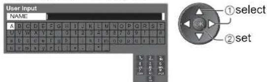 PANASONIC Viera TX-L22X20B - ② Enter your name, house number, and postcode, in that order - 3