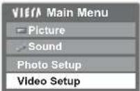 PANASONIC Viera TX-L22X20B - Video Setup - 3