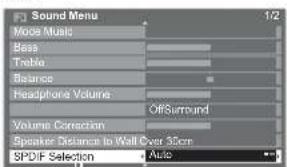 PANASONIC Viera TX-L22X20B - Audio output settings - 6
