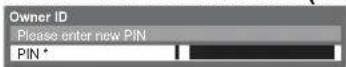 PANASONIC Viera TX-L22X20B - ① Enter the PIN number (4 digits) - 1