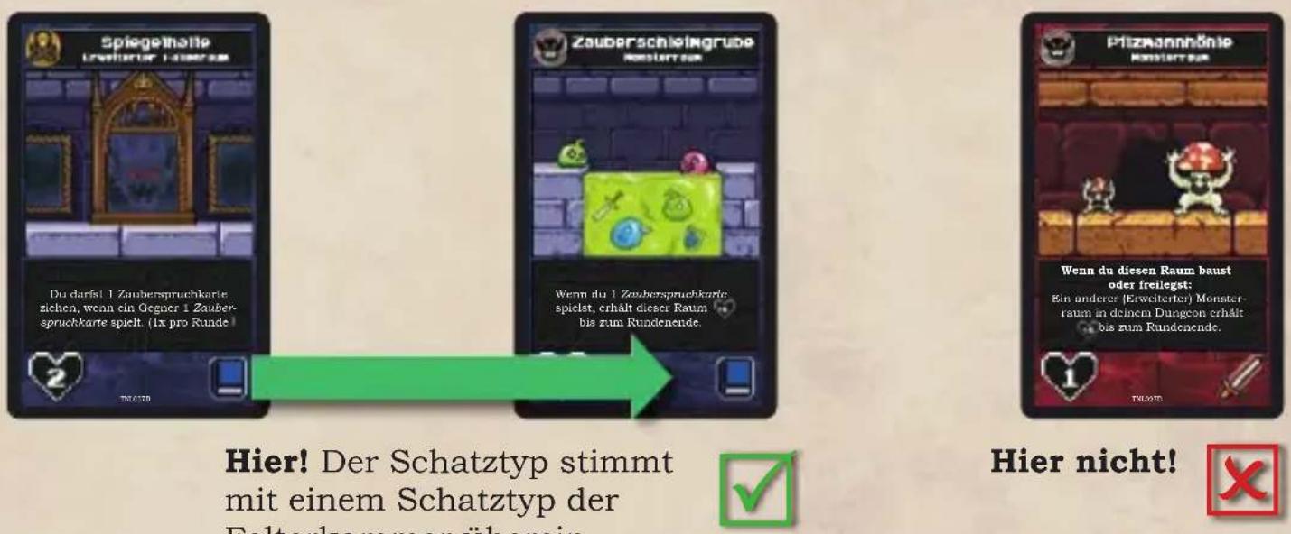Pegasus Boss Monster 2 - A) auf eine leere Position links von einer deiner Raumkarten: - 2
