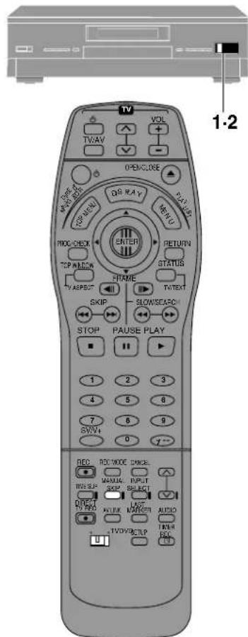 TV VOL TV:AV OPENCLOSE TYPE MACHINE TOP:AV DIS:RAY MENU PROCHECK ENTER RETURN TOP:AVION FRAME STATUS TV ASPECT TATEXT SKIP SLOWSCARD STOP PAUSE PLAY 1 2 3 4 5 6 7 6 9 SWN+ 0 7- REC REC:MODE:CANCEL TWS SLF MANUAL INPUT DIRECT INPUT SWITCH AUTO RESET AUTO + - TV/DVD/CTIP + - 1-2