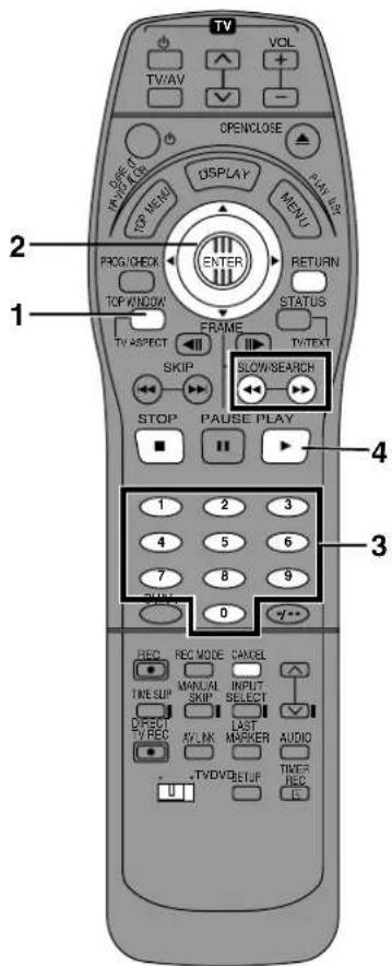 TV VOL + - TV:AV OPENCLOSE 2 1 PROG/CHECK DISPLAY MENU RETURN TOP WINDOW ENTER STATUS FRAME TV ASPECT SKIP SLOW/SEARCH STOP PAUSE PLAY ■ ■ 4 3 1 2 3 4 5 6 7 8 9 0 ■ ■ ■ ■ REC MODE CANCEL TINE SUP MANUAL INPUT SKIP SELECT DIRECT TV REC AVAILABLE LAST MARKER AUDIO TV/DVDSETUP TIVER REC REC IC