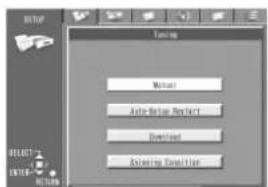 Tuning Auto Auto Button Reset Download Auto Control