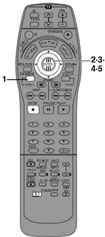 TV VOL TVWAV OPENCLOSE D.S PLAY MENU PROG/CHK ENTER RETURN TOP WINDOW STATUS FRAME TICKS SKIP SLOW/SEARCH STOP PAUSE PLAY 1 2 3 4 5 6 7 8 9 SWV 0 --- SEC RESMODE CANCEL MANUAL INPUT SKIP SELECT ELECTR LAST VIDEO AUDIO TV/DIV/STRIP TIME R/C