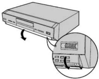 PANASONIC DMR-E20 - ■ Opening the front panel - 1