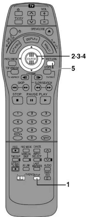TV VOL TV/AV OPENCLOSE PRE-CLOSE MANUAL DISPLAY MENU TOP 1000 2-3-4 ENTER RETURN STATE PROC/CHECK TOP WINDOW FRAME TV ASPECT SKIP SLOWSEARCH STOP PAUSE PLAY 1 2 3 4 5 6 7 8 9 SV/V+ 0 REC REC MODE CANCEL TNSUP MANUAL INPUT SKIP SELECT DIRECT TV REC AVLINK LAST MARKER AUDIO TVDVDSETUP TIVER REC G 1