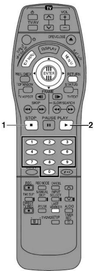 TV VOL TV/AV - OREVCLOSE OPEN/CHECK DISPLAY MENU PROG/CHECK ENTER RETURN TOP/WINDOW STATUS FRAME TV ASPECT SKIP SLOW/SEARCH TW/TEXT STOP PAUSE PLAY 1 2 3 4 5 6 7 8 9 0 REC REC MODE CANCEL TIME SLIP MANUAL INPUT SKIP SELECT DIRECT TV REC LAST MARKER AUDIO + - TV/DW/SETUP TIMER REC + - T/R
