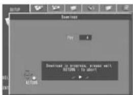 Options Play 4 Download to printer, printer exit, RETURN - TO OFF!