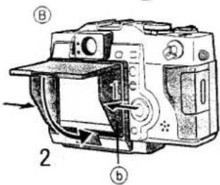 PANASONIC Lumix DMC-LC5E - Fixation du couvercle du moniteur - 4