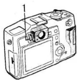 PANASONIC Lumix DMC-LC5E - Ajustement du viseur optique (réglage dioptrie) - 1