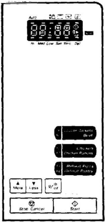 PANASONIC NN-K802 - Press Start Pad - 1