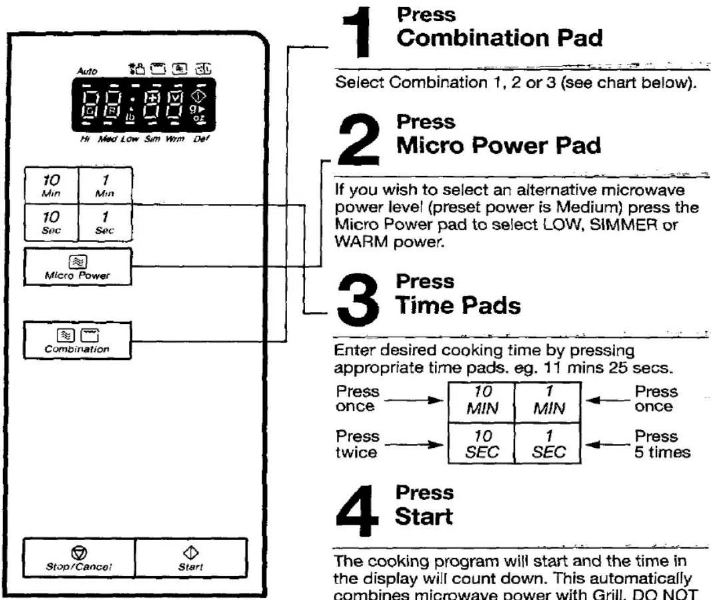 PANASONIC NN-K802 - How To Use The Grill - 2