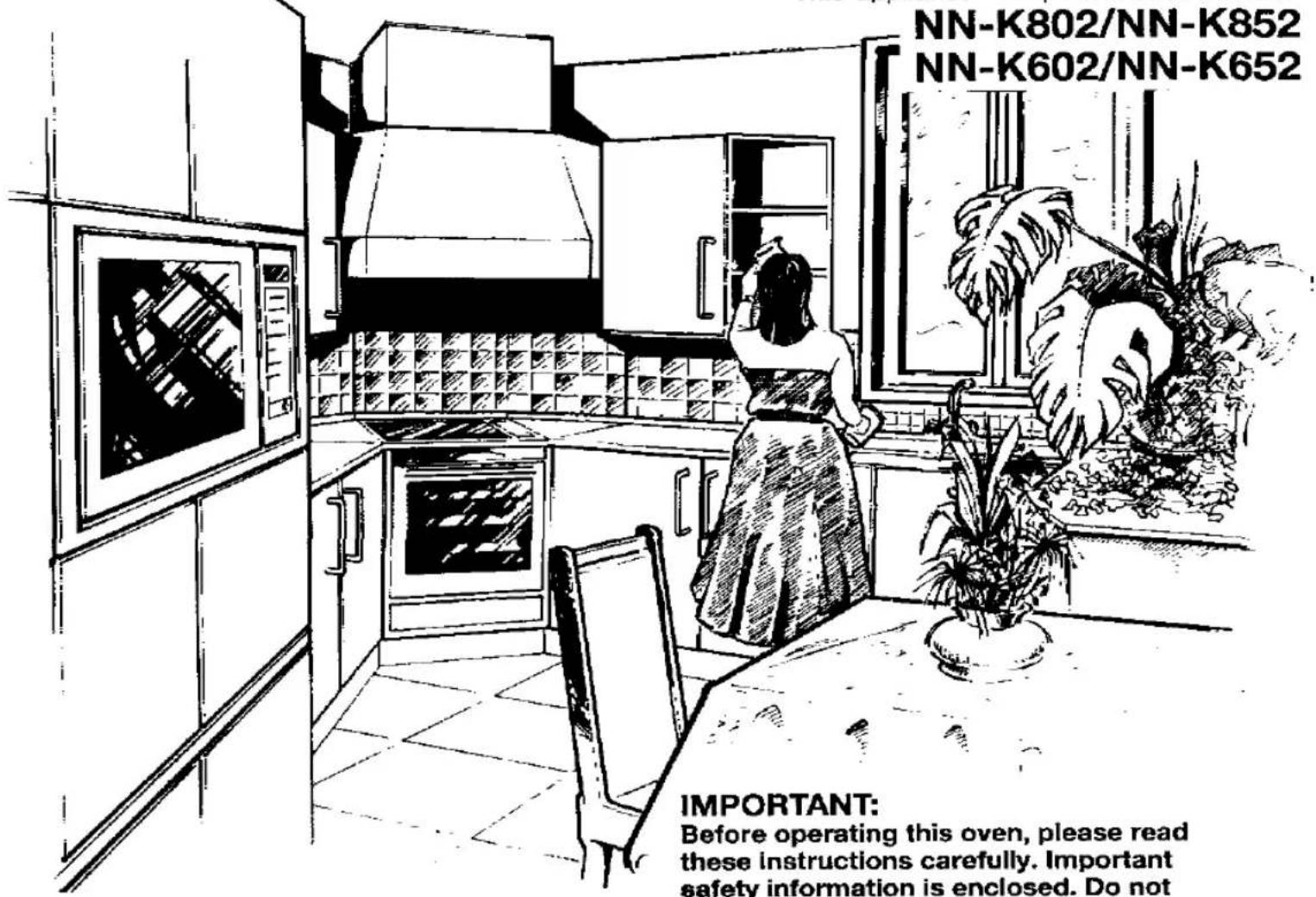 PANASONIC NN-K802 - Microwave & Grill Oven - 1