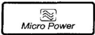 PANASONIC NN-K403 - Selecting Micro Power Levels - 1