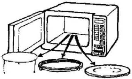 PANASONIC NN-K627M - Storage of Accessories - 1