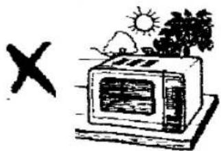 PANASONIC NN-K805 - Placement of Oven - 2