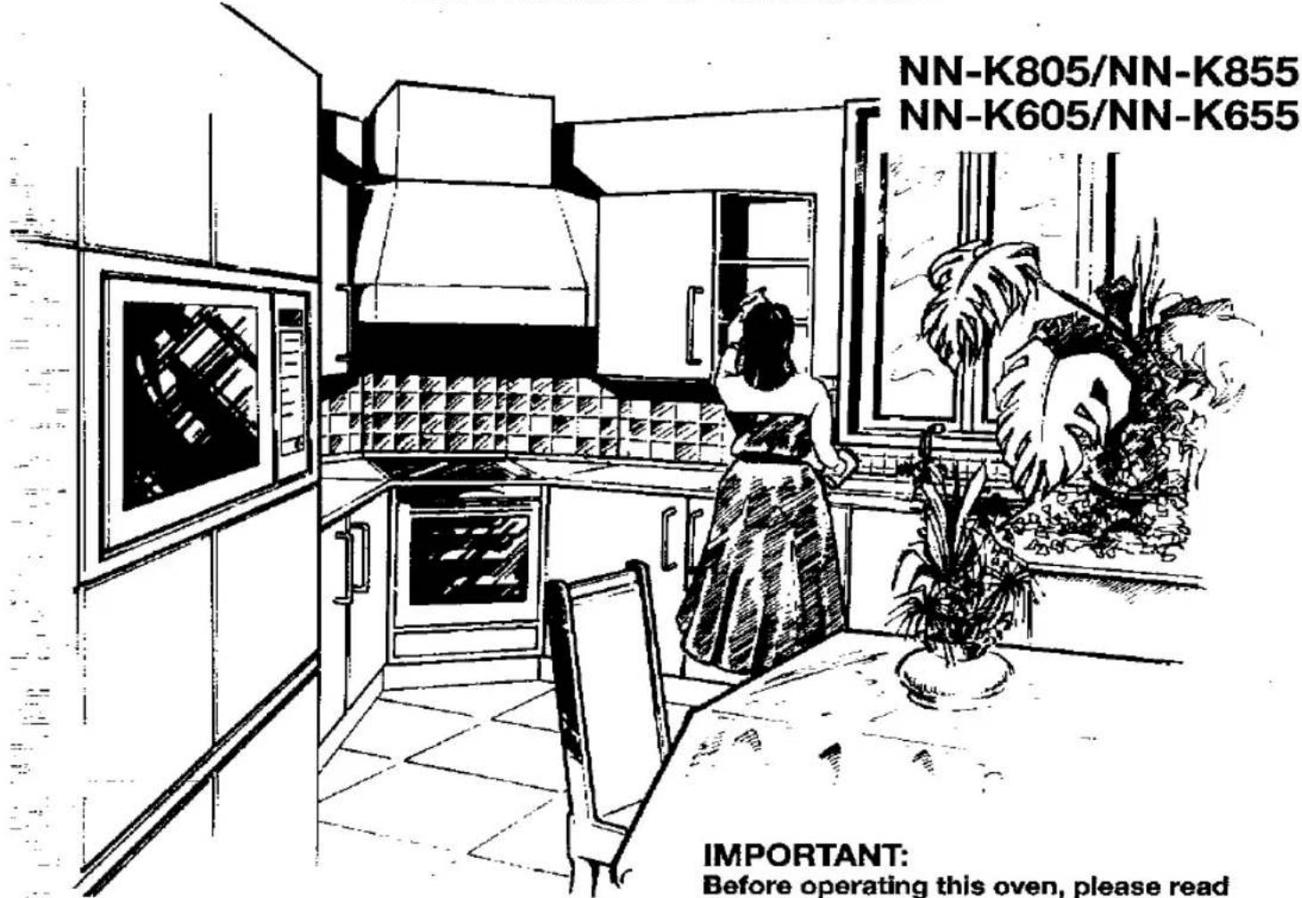 PANASONIC NN-K805 - Microwave & Grill Oven - 1