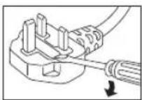 PANASONIC NN-K18JMM - HOW TO REPLACE THE FUSE - 1