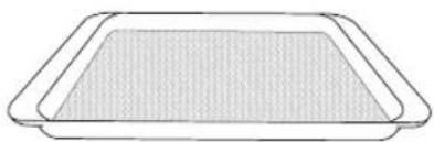 PANASONIC NN-CF853W - Glass shelf - 1
