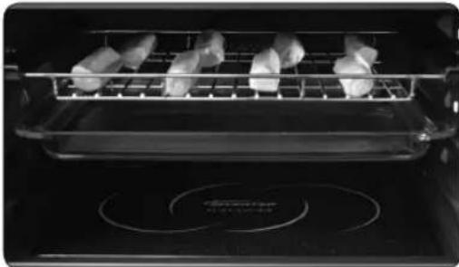 PANASONIC NN-CF853W - Place food on wire shelf - 1