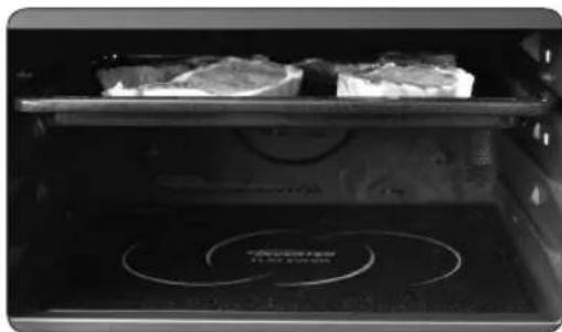 PANASONIC NN-CF853W - Place food on wire shelf - 2