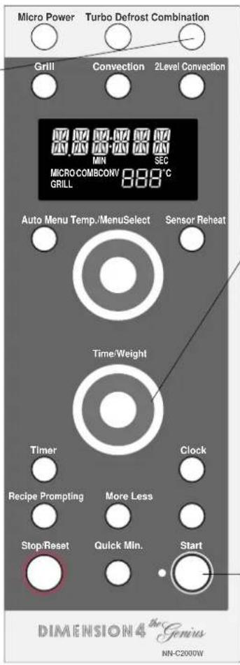 PANASONIC NN-C2000 - Select Setting - 1