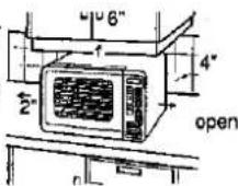 PANASONIC NN-A773 - Placement of your oven - 1