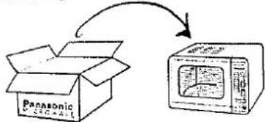 PANASONIC NN-A750 - Unpacking your oven - 1