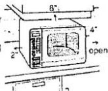 PANASONIC NN-A750 - Placement of your oven - 1