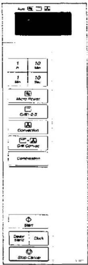 PANASONIC NN-877E - To program Combination Cooking - 1