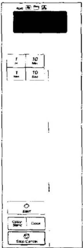 PANASONIC NN-877E - Setting the Clock - 1