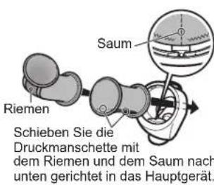 PANASONIC Diagnostec EW3153 - Falls sich die Druckmanschette löst: - 1