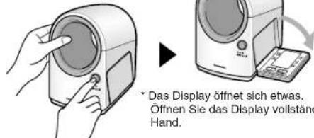 PANASONIC EW3152 - Öffnen des Displays - 1