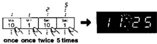 PANASONIC NN-5308 - To set clock - 2