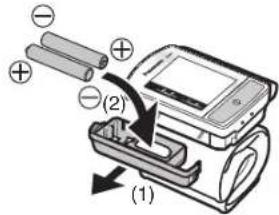 PANASONIC Diagnostec EW3039 - Batterien einsetzen/wechseln Datum und Uhrzeit einstellen - 2