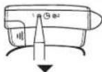 PANASONIC Diagnostec EW3039 - Einstellung (Überprüfung) der Alarmzeit - 2