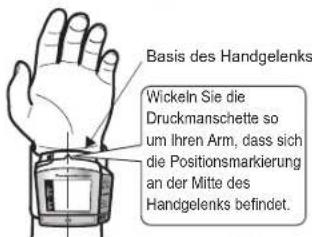 PANASONIC Diagnostec EW3039 - Manschette anlegen - 2