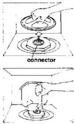 PANASONIC NN-3959 - Set the bread pan in the oven cavity. - 3