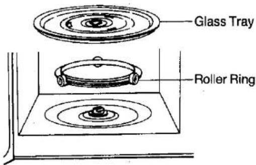 PANASONIC NE-695 - Glass Tray - 1