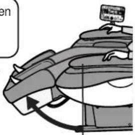 PANASONIC EP3510 - Nach dem Abtasten Ihres Körpers beginnt die Massage. - 1