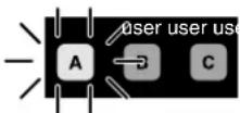 PANASONIC EP3510 - Wenn die gewählte Taste schnell blinkt - 1