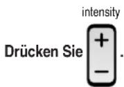 PANASONIC EP3510 - Einstellen der Massagestärke - 1
