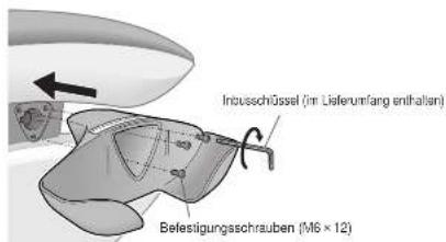 PANASONIC EP3006 - Bedientell-Halterung befestigen - 1