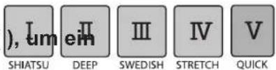 ), um eiH III IV V SHIATSU DEEP SWEDISH STRETCH QUICK