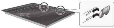 PANASONIC KY-B927GL - Fasten the clamps to the appliance. (2 places at rear) - 1