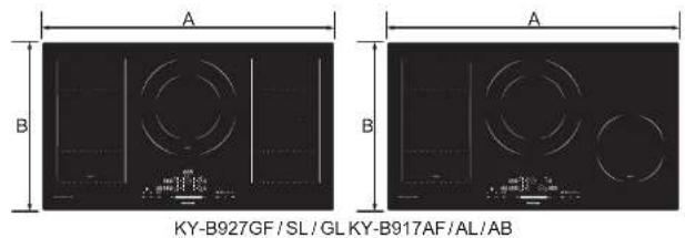 A B A B KY-B927GF / SL / GL KY-B917AF / AL / AB