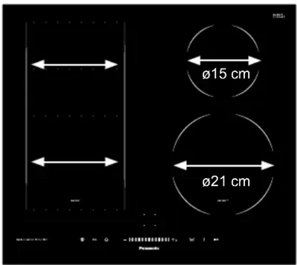 Ø15 cm Ø21 cm