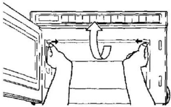 PANASONIC NE-1856 - Cleaning the Air Filter - 1