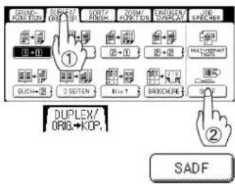 DUPLEX/ ORIG→KOP. SADF